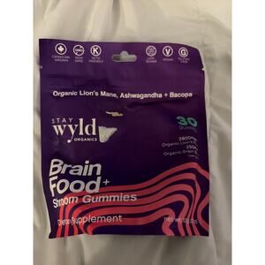 Stay Wyld Organics - Brain Food + Shroom Gummies, 30 Gummies